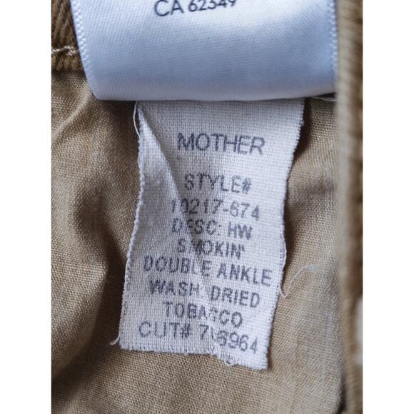 Smokin Double Ankle Jean Dried Tobacco Womens Size 31 - Picture 8 of 8